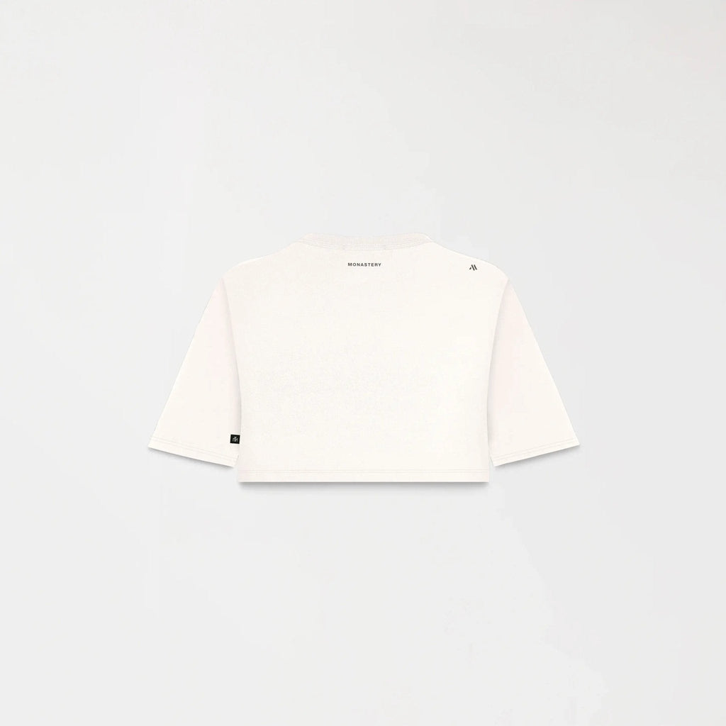 MED CROP TOP WOMEN WHITE ASPARAGUS - Monastery | Tienda Oficial Colombia