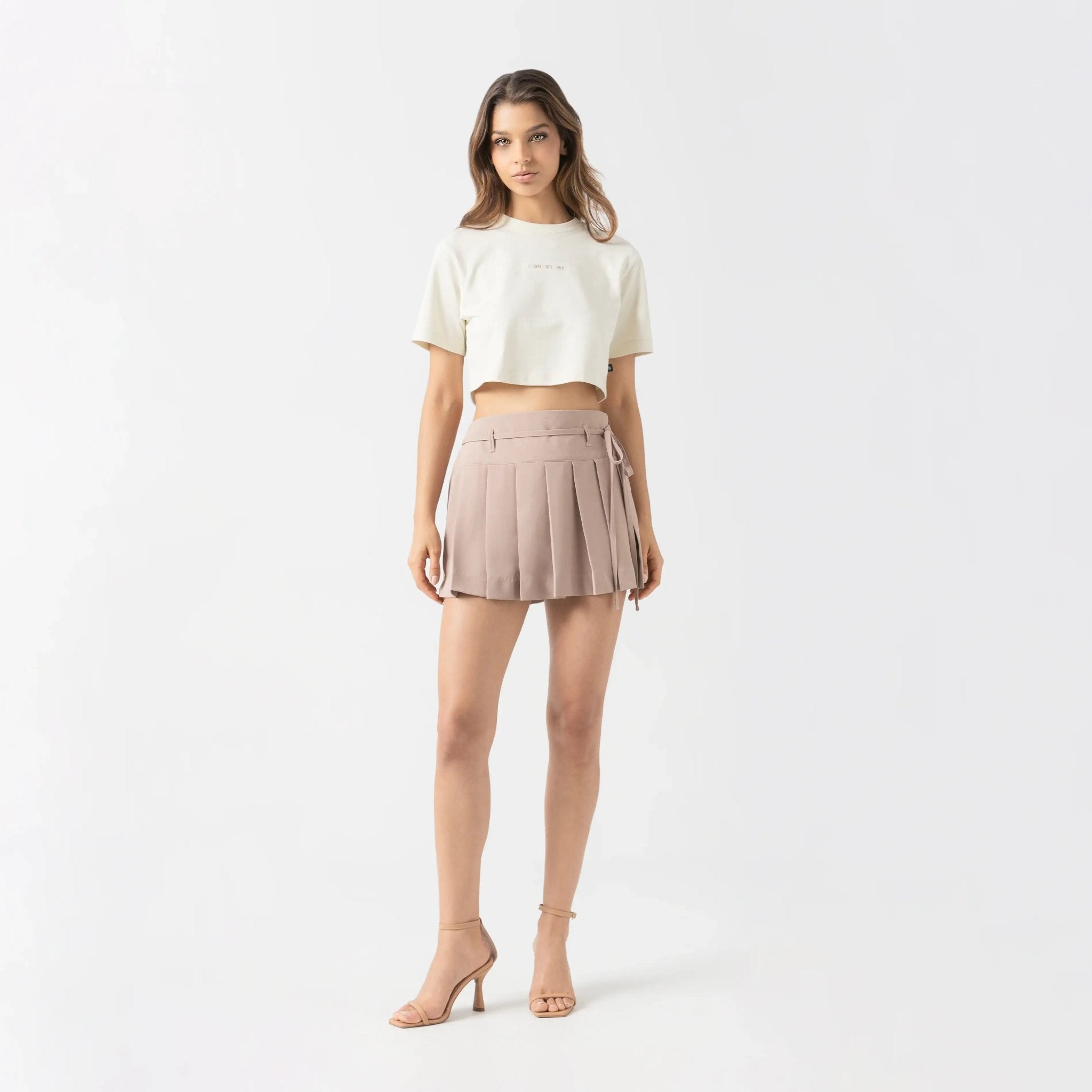 MED CROP TOP WOMEN WHITE ASPARAGUS - Monastery | Tienda Oficial Colombia