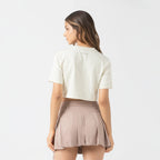MED CROP TOP WOMEN WHITE ASPARAGUS - Monastery | Tienda Oficial Colombia