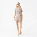 MELINA T - SHIRT WOMEN TAUPE GRAY - Monastery | Tienda Oficial Colombia