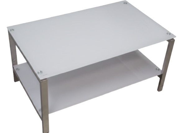 MESA DE CENTRO STARKEN GLASS TOP 10M WHITE