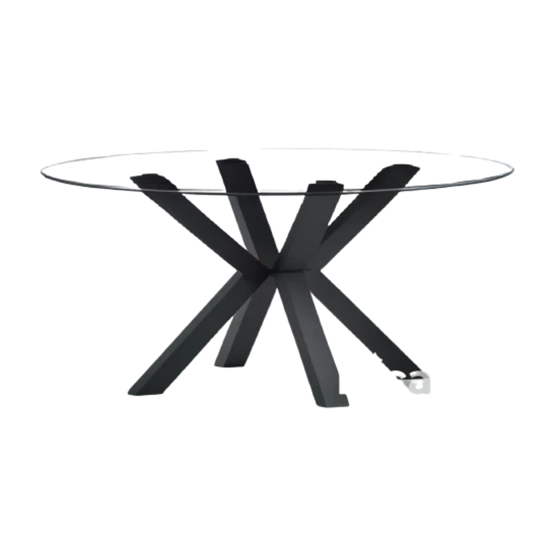 MESA DE CONFERENCIA STARKEN GLASS TOP CLEAR