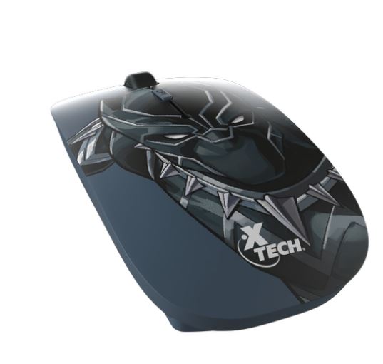 MOUSE XTECH OPTICO BLACK PANTHER WIRELESS BLACK