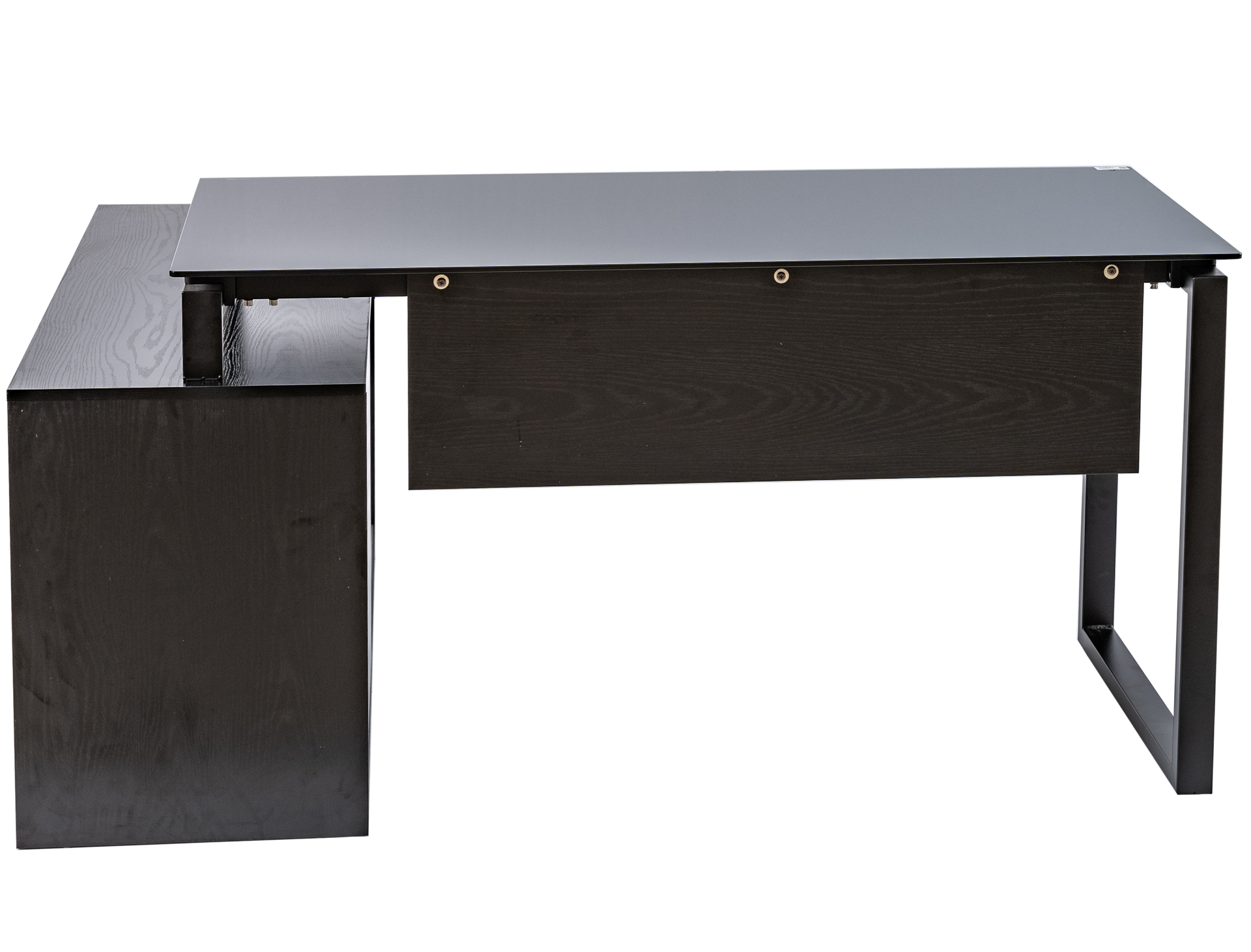 MUEBLE  STARKEN GLASS TOP 16M ESPRESSO FULL BLACK