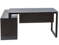 MUEBLE  STARKEN GLASS TOP 16M ESPRESSO FULL BLACK