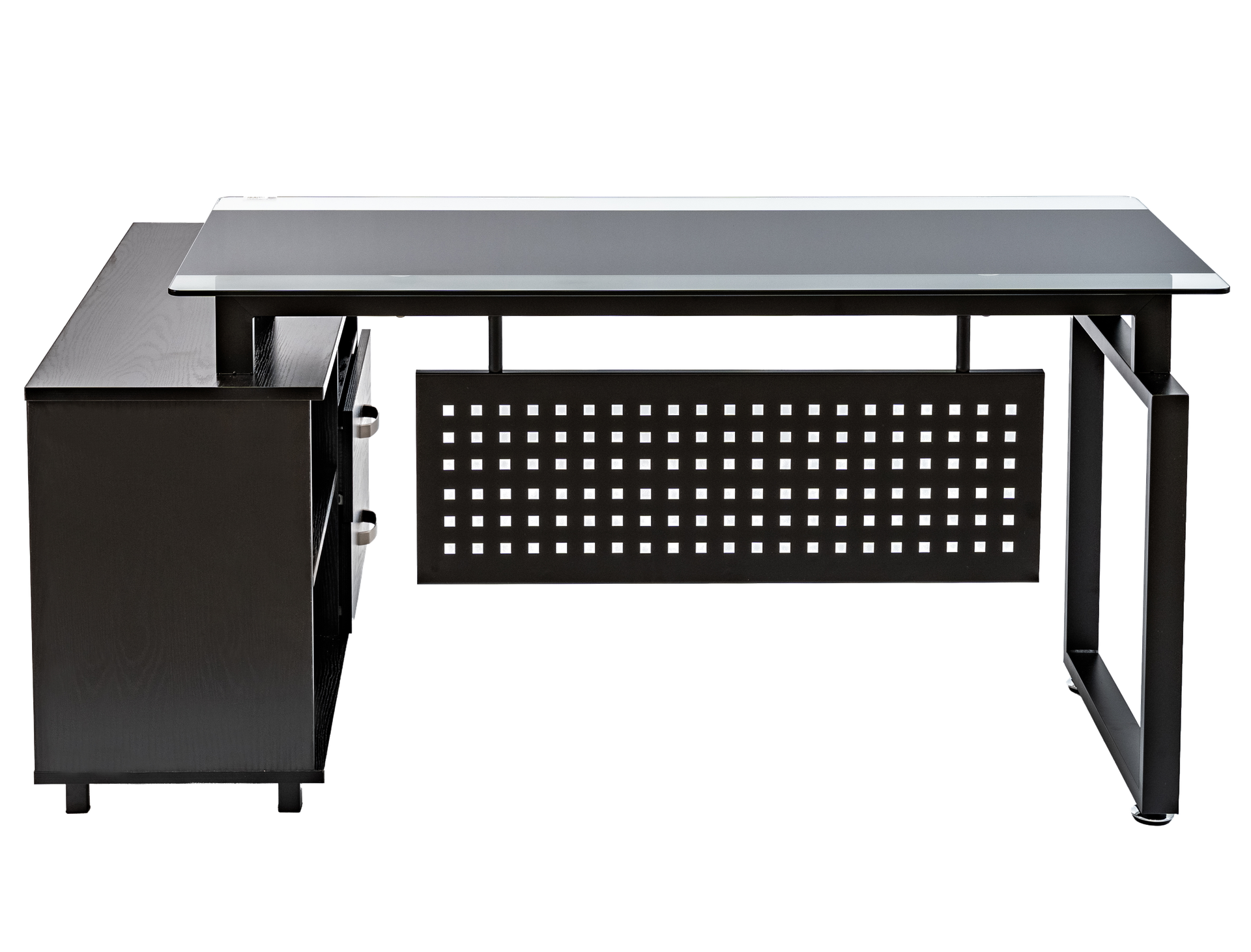 MUEBLE  STARKEN GLASS TOP 16M ESPRESSO