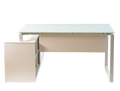 MUEBLE  STARKEN GLASS TOP 16M GRAINED WHITE