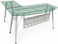 MUEBLE  STARKEN GLASS TOP WHITE