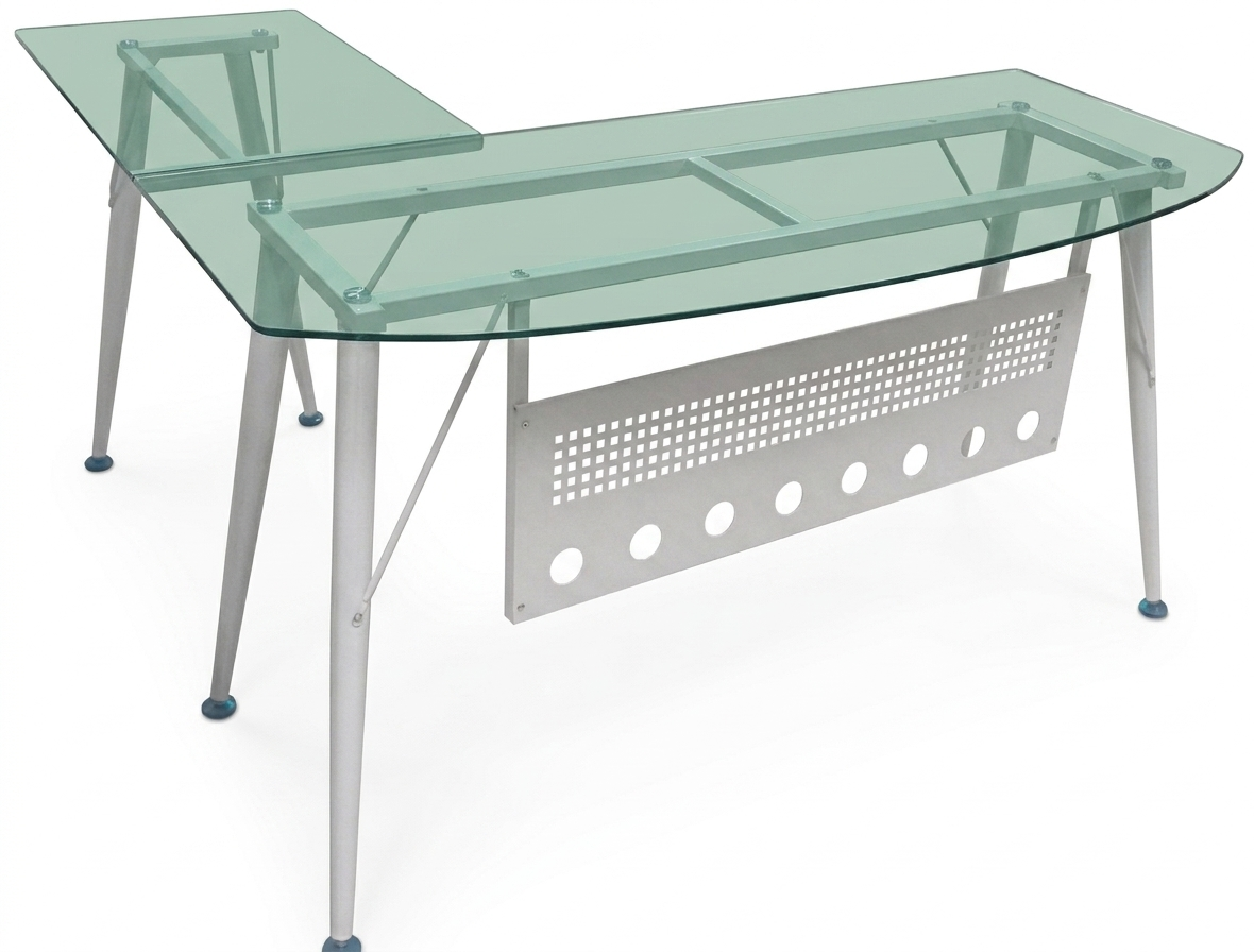 MUEBLE  STARKEN GLASS TOP WHITE