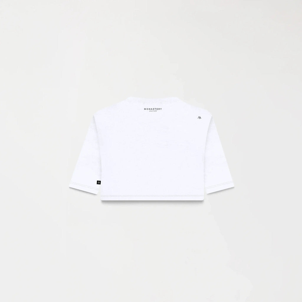 NATASHA CROP TOP WOMEN WHITE - Monastery | Tienda Oficial Colombia