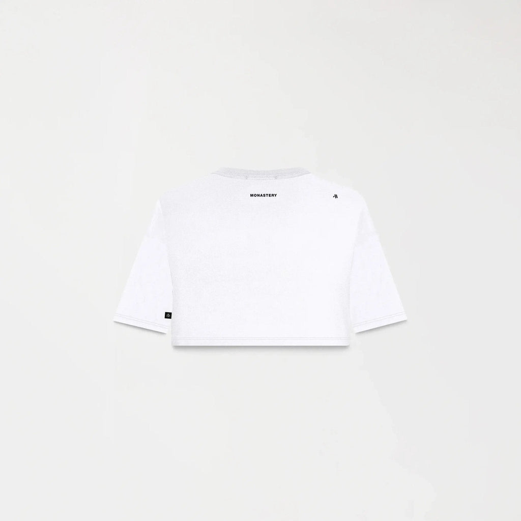 NEKANE CROP TOP WOMEN WHITE - Monastery | Tienda Oficial Colombia