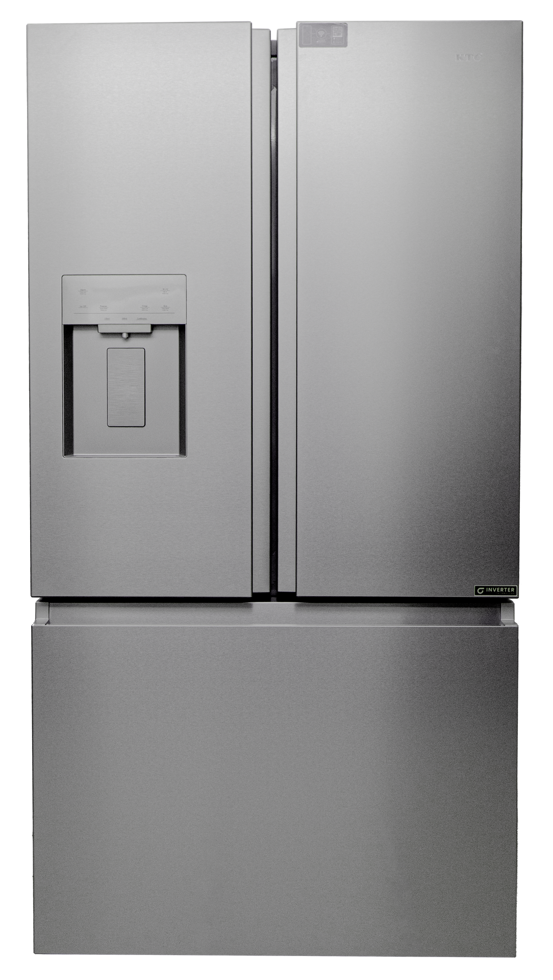 NEVERA KTC BCD630 224FT PUERTA FRANCESA CON DISPENSADOR DE AGUA  ICE MAKER
