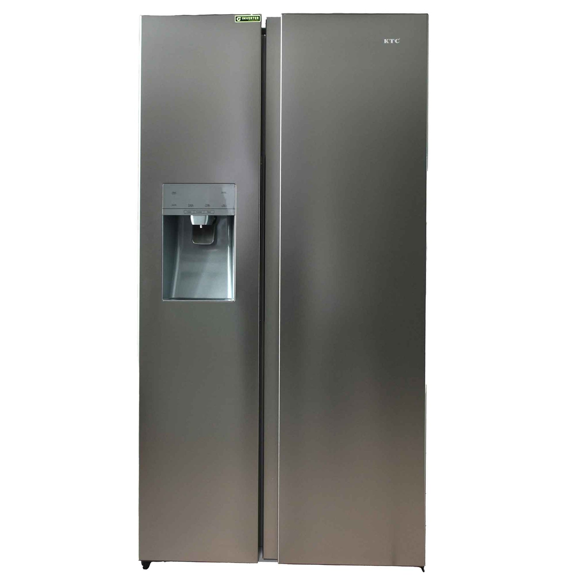 NEVERA KTC RC70WS SIDE BY SIDE 189FT3 CON DISPENSADOR DE AGUA ICE MAKER