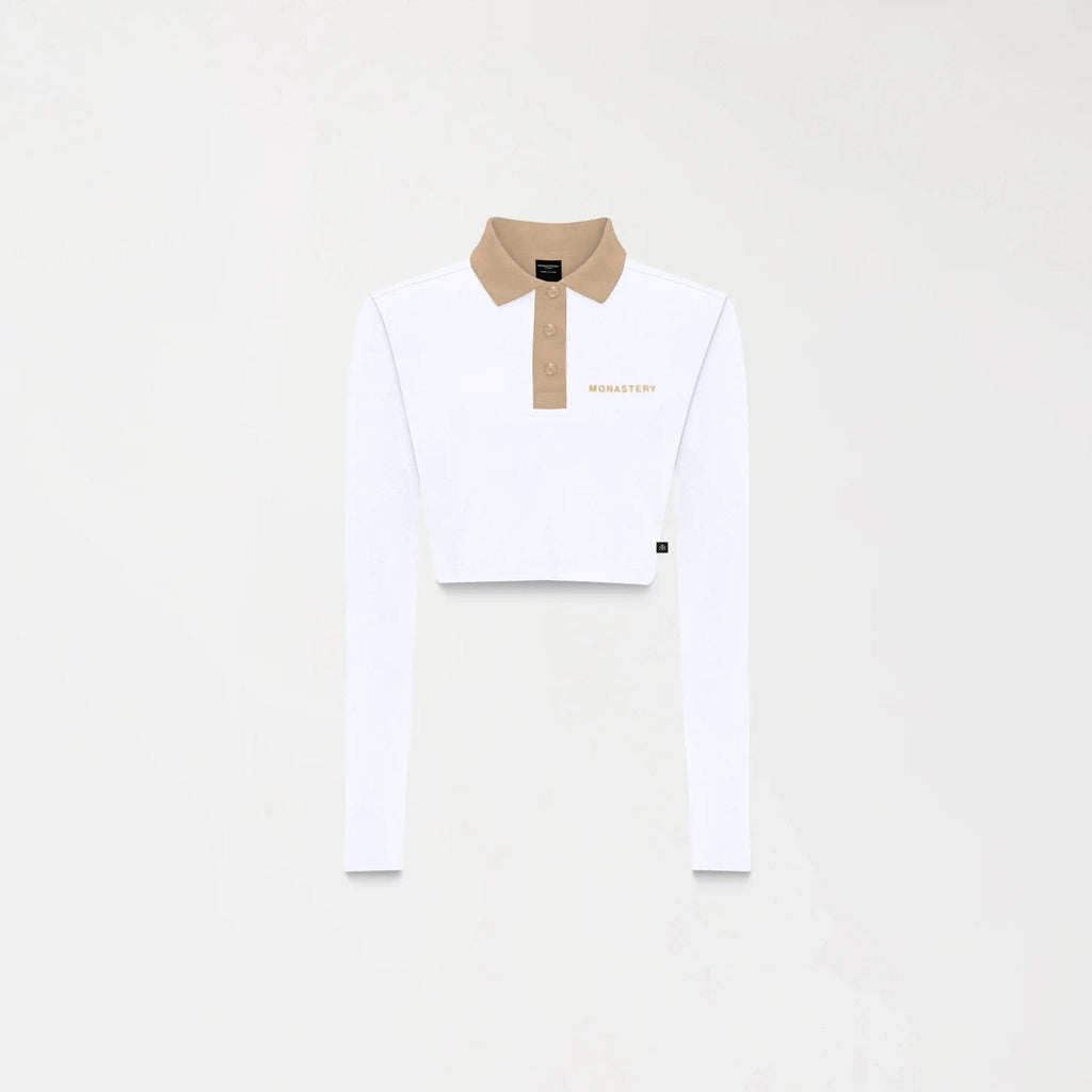 NEWBURY CROP TOP WOMEN WHITE - Monastery | Tienda Oficial Colombia