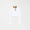 NEWBURY CROP TOP WOMEN WHITE - Monastery | Tienda Oficial Colombia