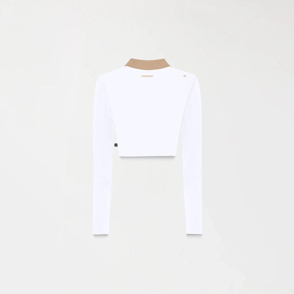 NEWBURY CROP TOP WOMEN WHITE - Monastery | Tienda Oficial Colombia