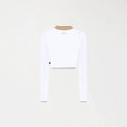NEWBURY CROP TOP WOMEN WHITE - Monastery | Tienda Oficial Colombia