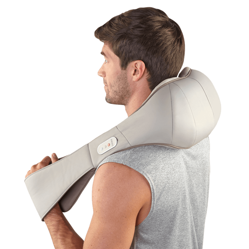 HoMedics Quad Action Shiatsu Masajeador Amasador de Cuello y Hombros con Calor