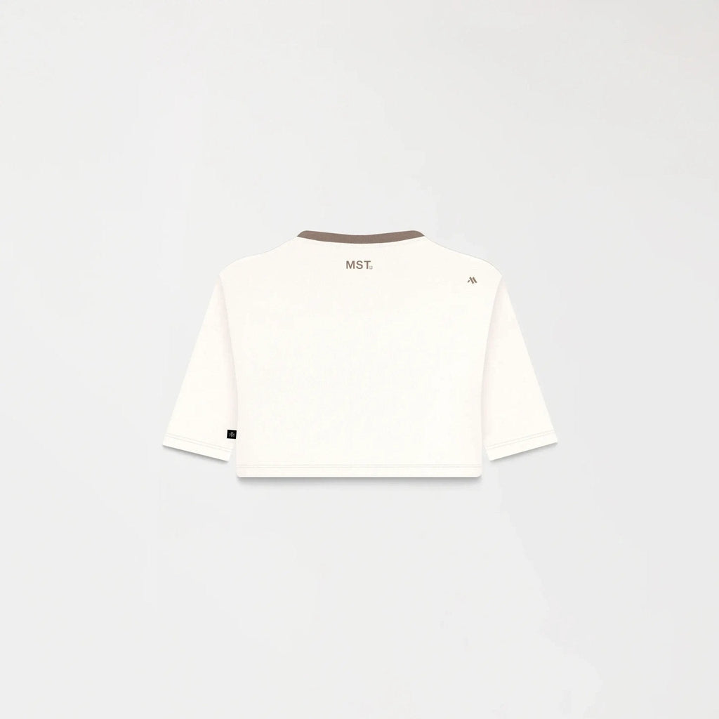 NOORA CROP TOP WOMEN WHITE ASPARAGUS - Monastery | Tienda Oficial Colombia