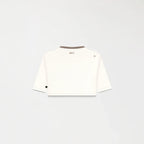 NOORA CROP TOP WOMEN WHITE ASPARAGUS - Monastery | Tienda Oficial Colombia