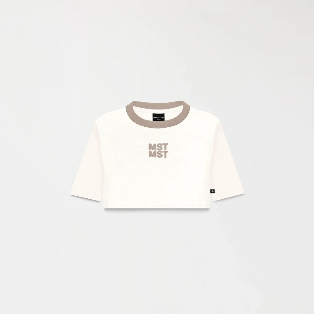 NOORA CROP TOP WOMEN WHITE ASPARAGUS - Monastery | Tienda Oficial Colombia