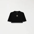 OLWYN CROP TOP WOMEN BLACK METEORITE L/G - Monastery | Tienda Oficial Colombia