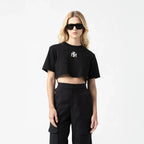 OLWYN CROP TOP WOMEN BLACK METEORITE L/G - Monastery | Tienda Oficial Colombia