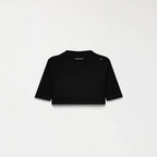 OLWYN CROP TOP WOMEN BLACK METEORITE L/G - Monastery | Tienda Oficial Colombia