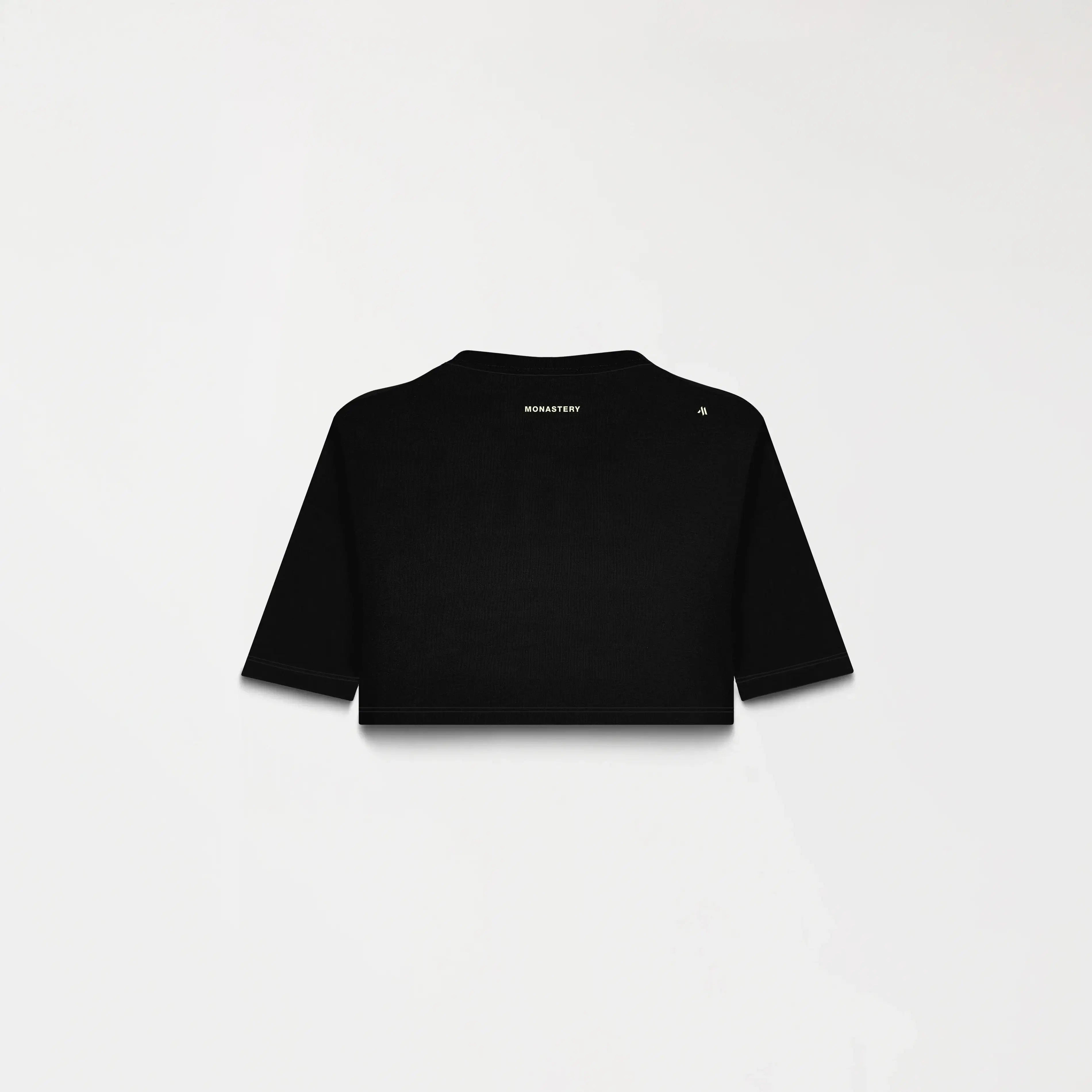 OLWYN CROP TOP WOMEN BLACK METEORITE L/G - Monastery | Tienda Oficial Colombia