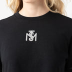 OLWYN CROP TOP WOMEN BLACK METEORITE L/G - Monastery | Tienda Oficial Colombia