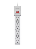 REGLETA FORZA 6 SALIDAS 110V220V WHITE