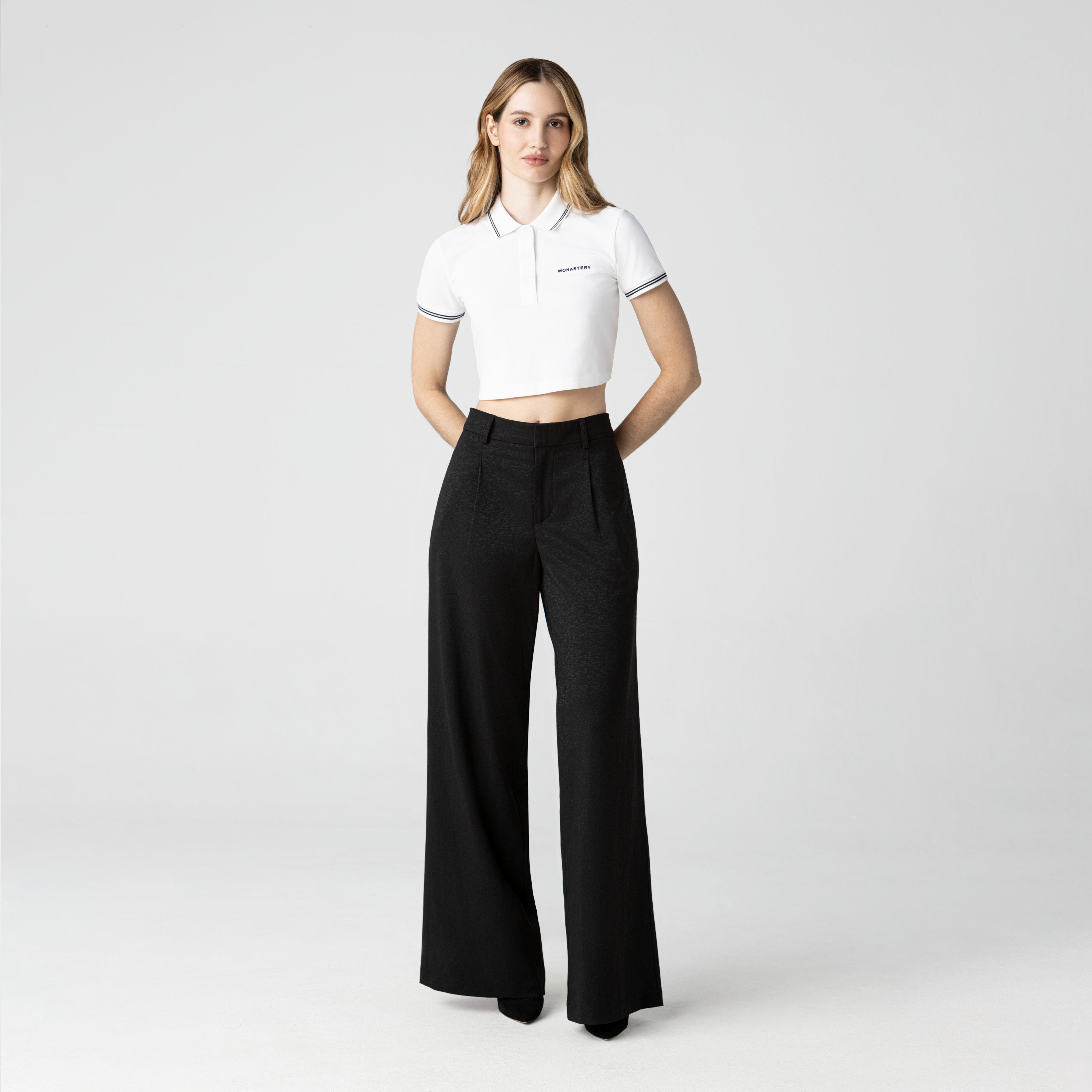 REXI CROP TOP WOMEN WHITE - Monastery | Tienda Oficial Colombia