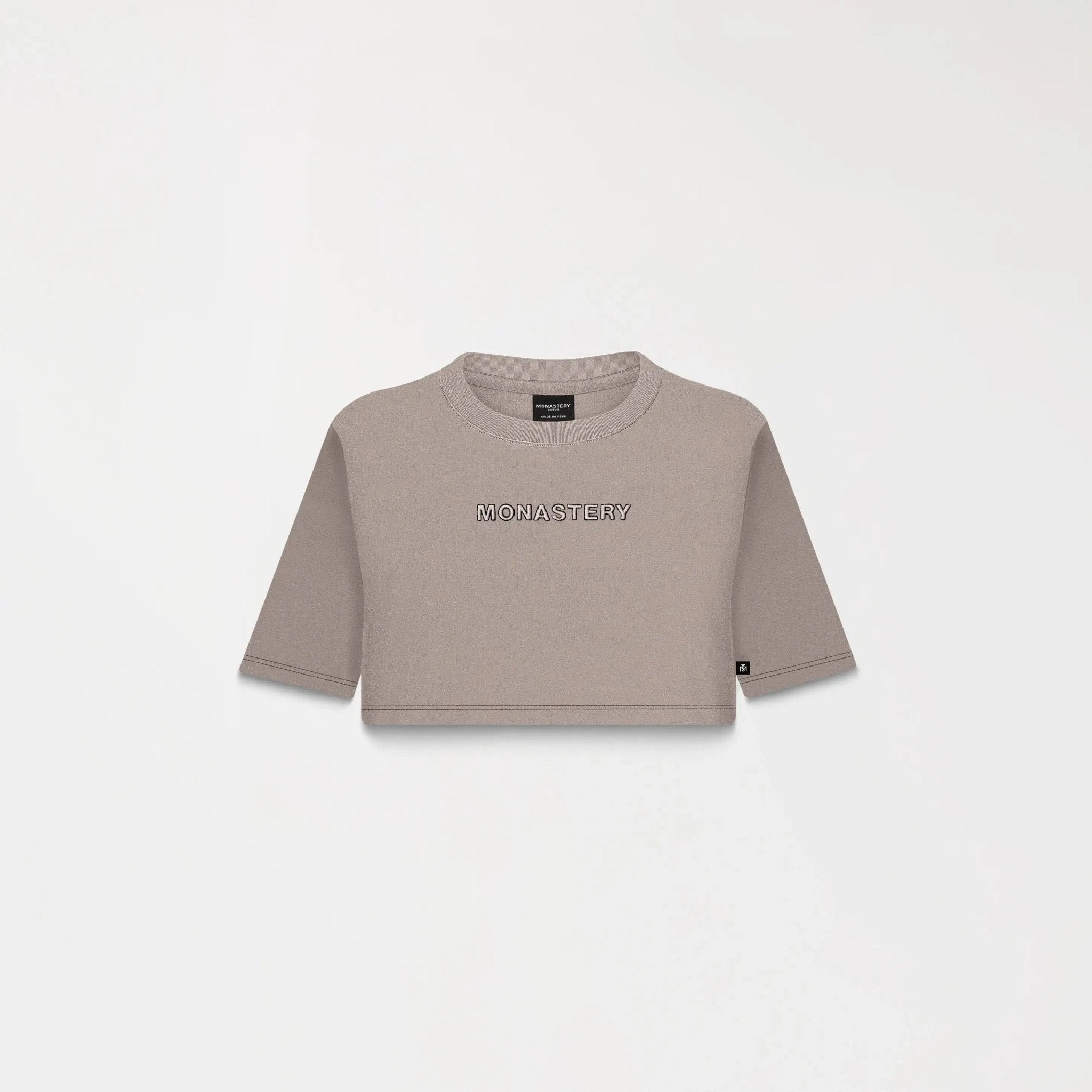 ROISIN CROP TOP WOMEN TAUPE GRAY - Monastery | Tienda Oficial Colombia