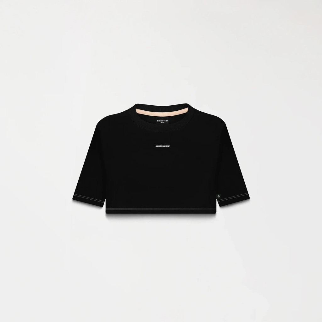 SAVANNA CROP TOP WOMEN BLACK - Monastery | Tienda Oficial Colombia