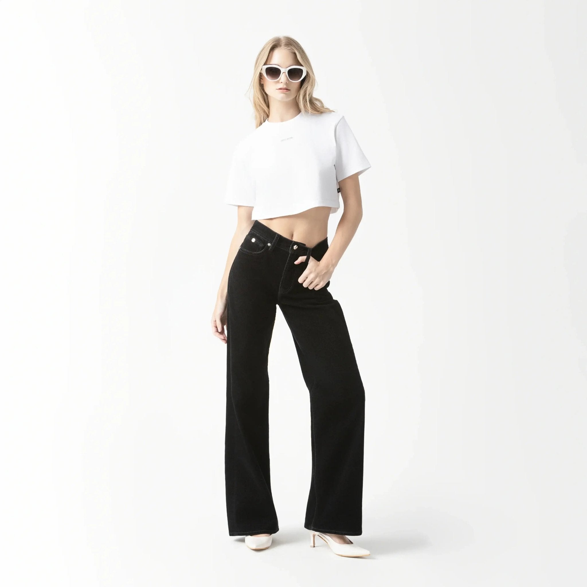 SAVANNA CROP TOP WOMEN WHITE - Monastery | Tienda Oficial Colombia