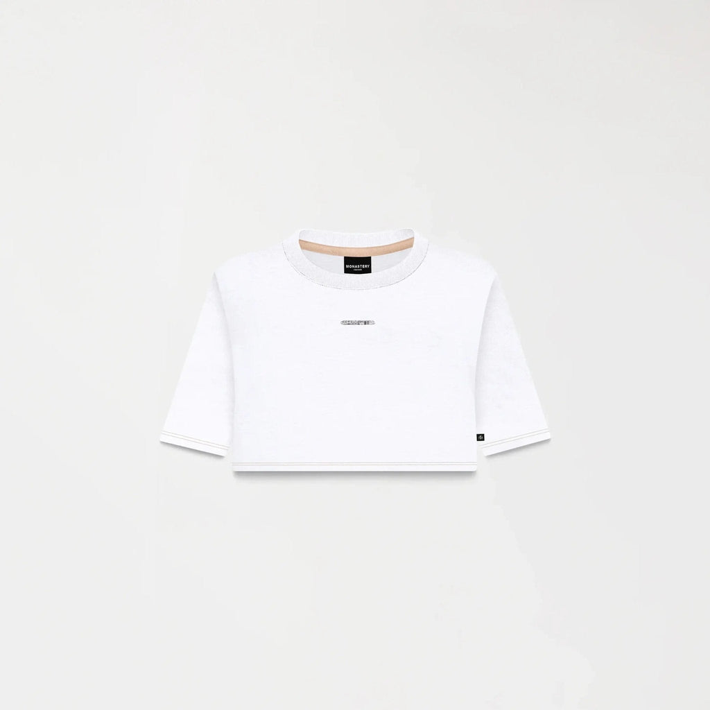 SAVANNA CROP TOP WOMEN WHITE - Monastery | Tienda Oficial Colombia