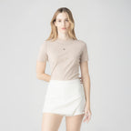 SILJA T - SHIRT WOMEN SIMPLY TAUPE - Monastery | Tienda Oficial Colombia