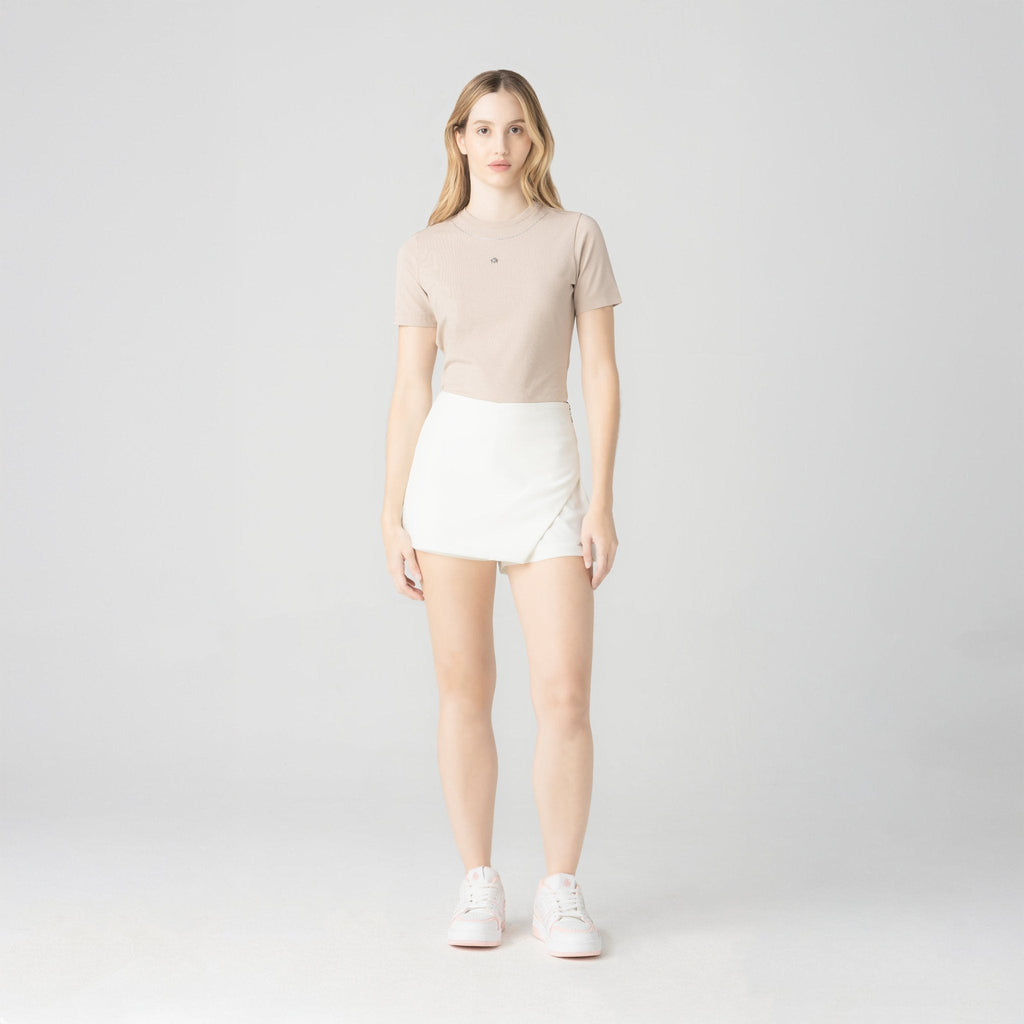 SILJA T - SHIRT WOMEN SIMPLY TAUPE - Monastery | Tienda Oficial Colombia