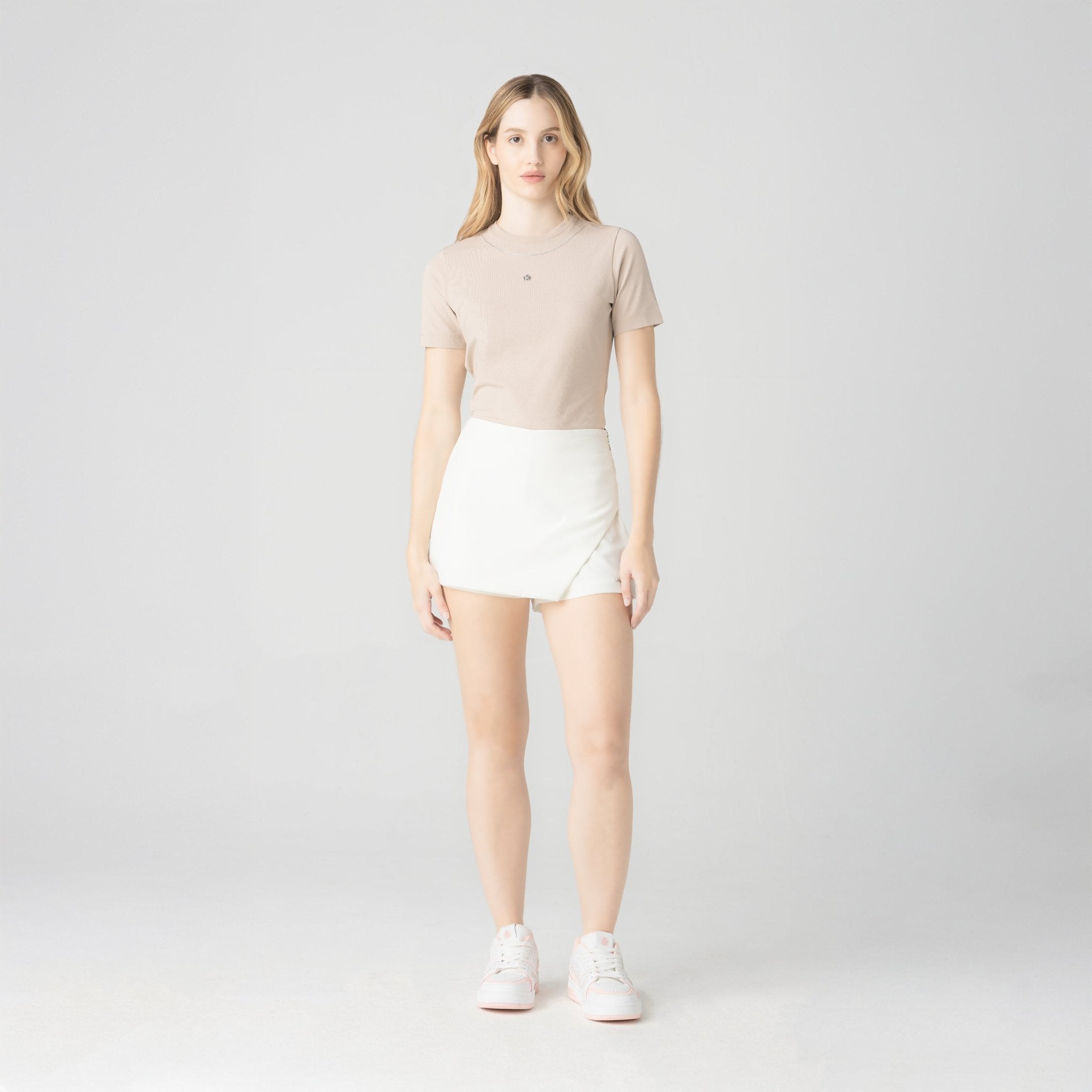 SILJA T - SHIRT WOMEN SIMPLY TAUPE - Monastery | Tienda Oficial Colombia