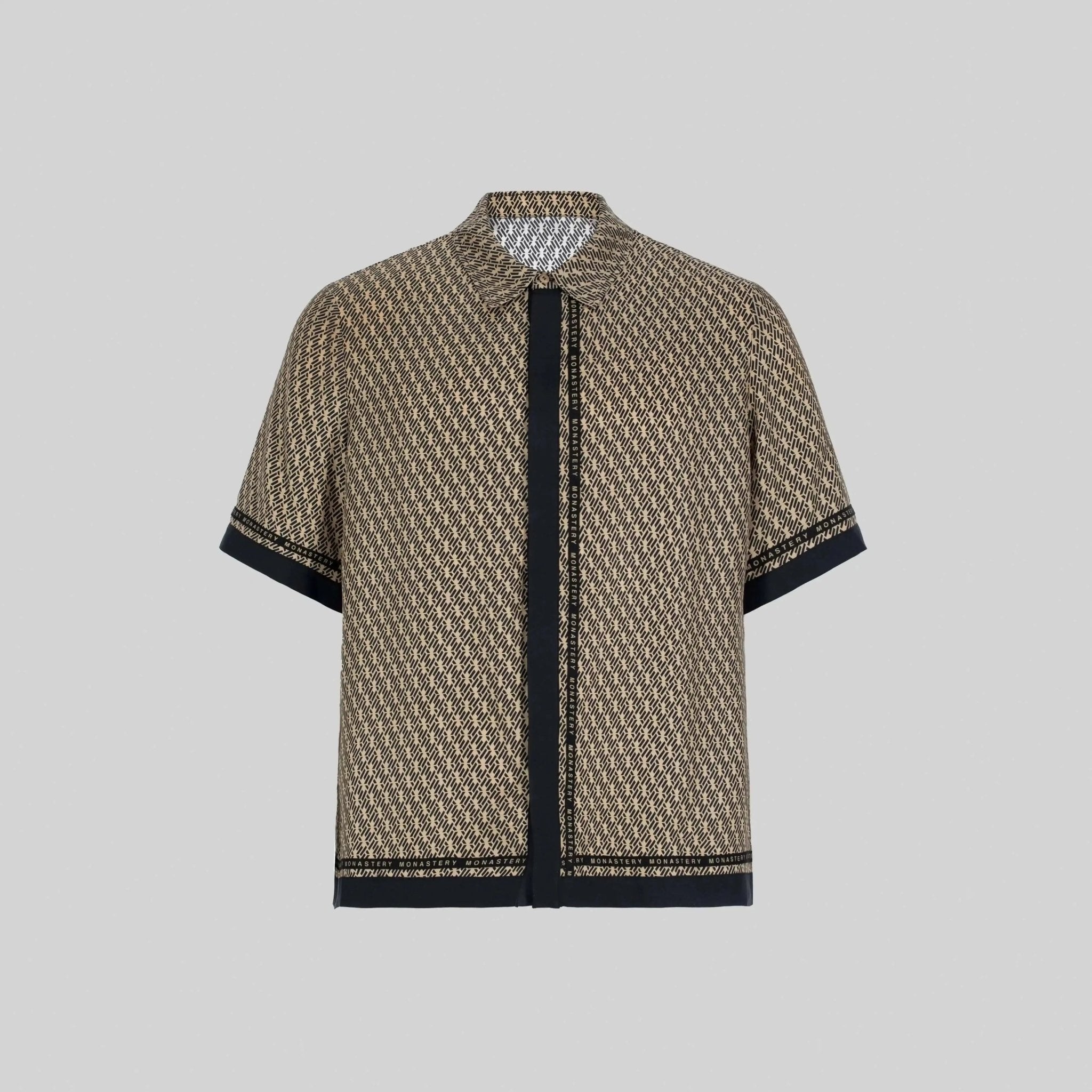 SILK SET MEN OVERSIZED SOLEIL BLACK SAFARI - Monastery | Tienda Oficial Colombia
