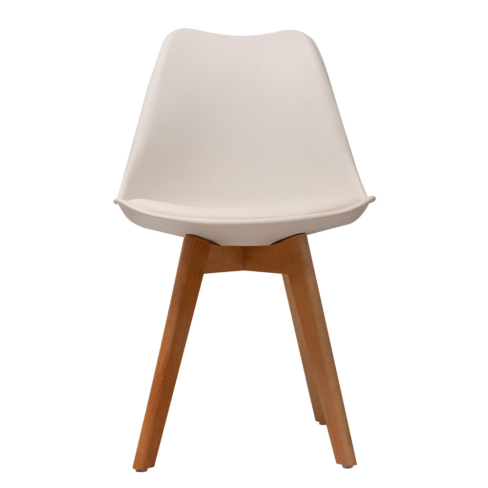 SILLA DE VISITA STARKEN EN PIEL WITH PU WHITE