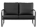 SOFA STARKEN PARA 2 PERSONAS PU BLACK