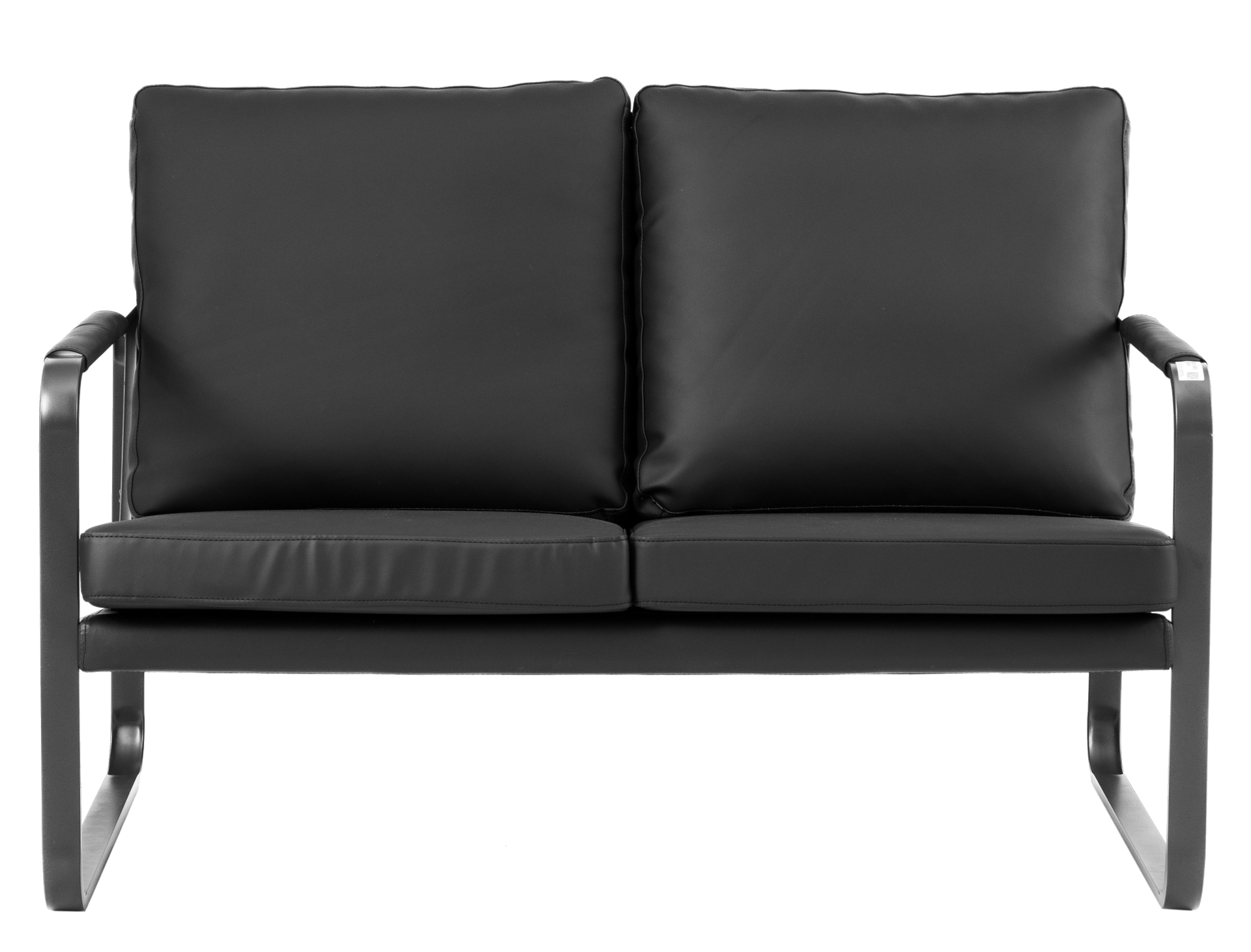 SOFA STARKEN PARA 2 PERSONAS PU BLACK