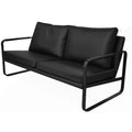 SOFA STARKEN PARA 3 PERSONAS PU BLACK