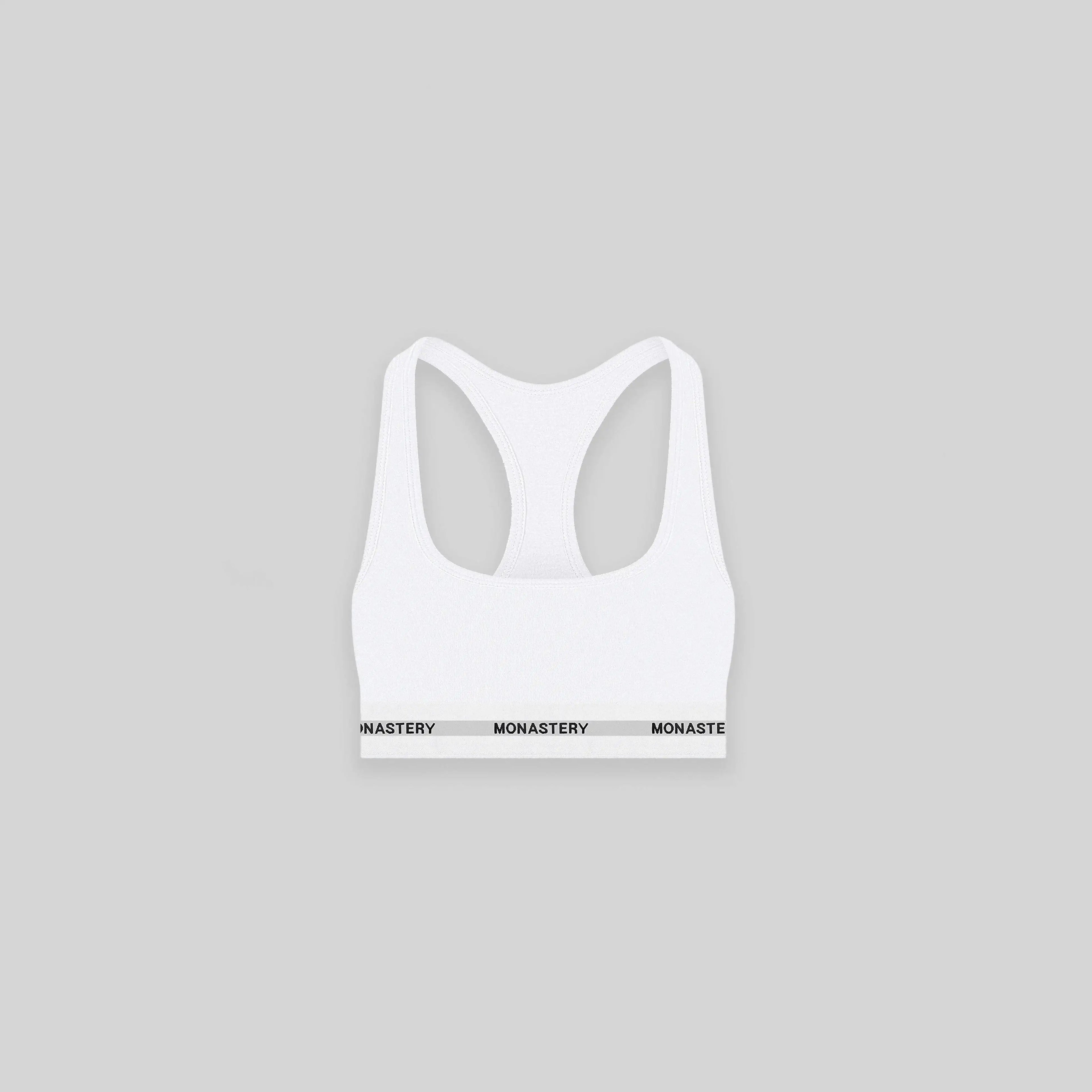 SOFIA WHITE SPORT BRA - Monastery