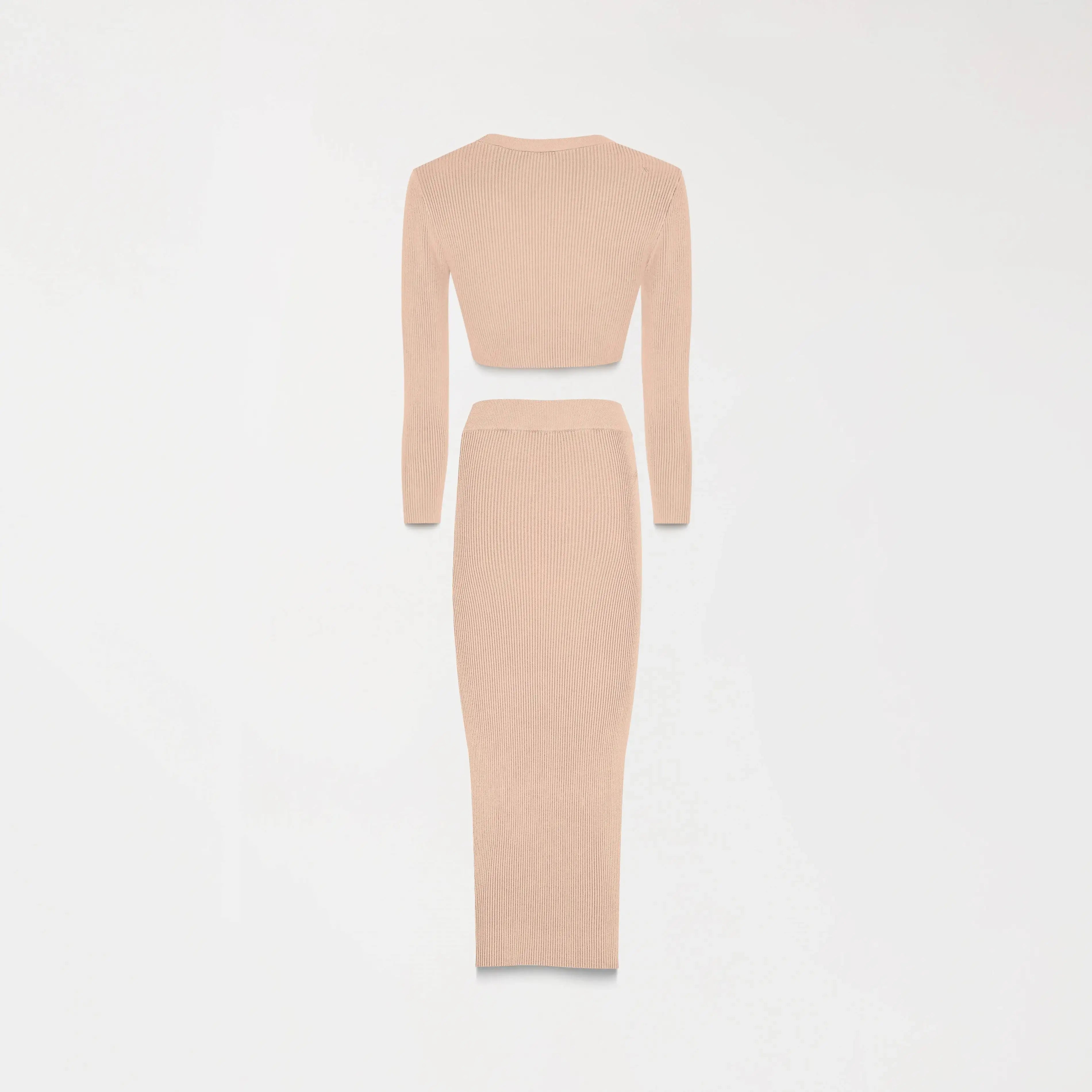 SOSIE KNITTED SET WOMEN WARM TAUPE - Monastery | Tienda Oficial Colombia