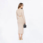 SOSIE KNITTED SET WOMEN WARM TAUPE - Monastery | Tienda Oficial Colombia