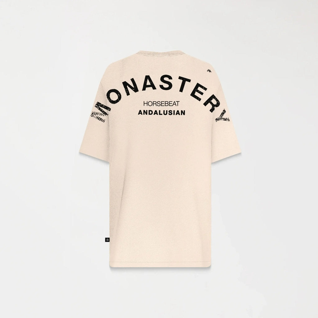 SPARTAN T - SHIRT OVERSIZED MEN IRISH CREAM - Monastery | Tienda Oficial Colombia
