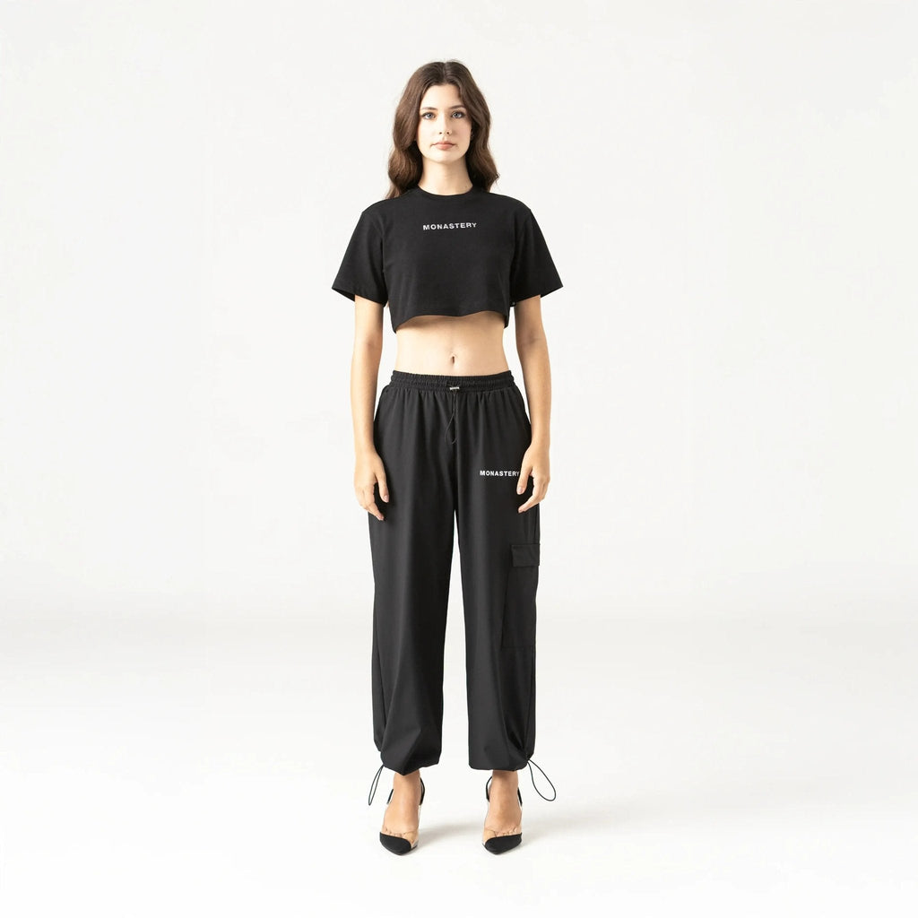 SUMMER CROP TOP WOMEN BLACK - Monastery | Tienda Oficial Colombia