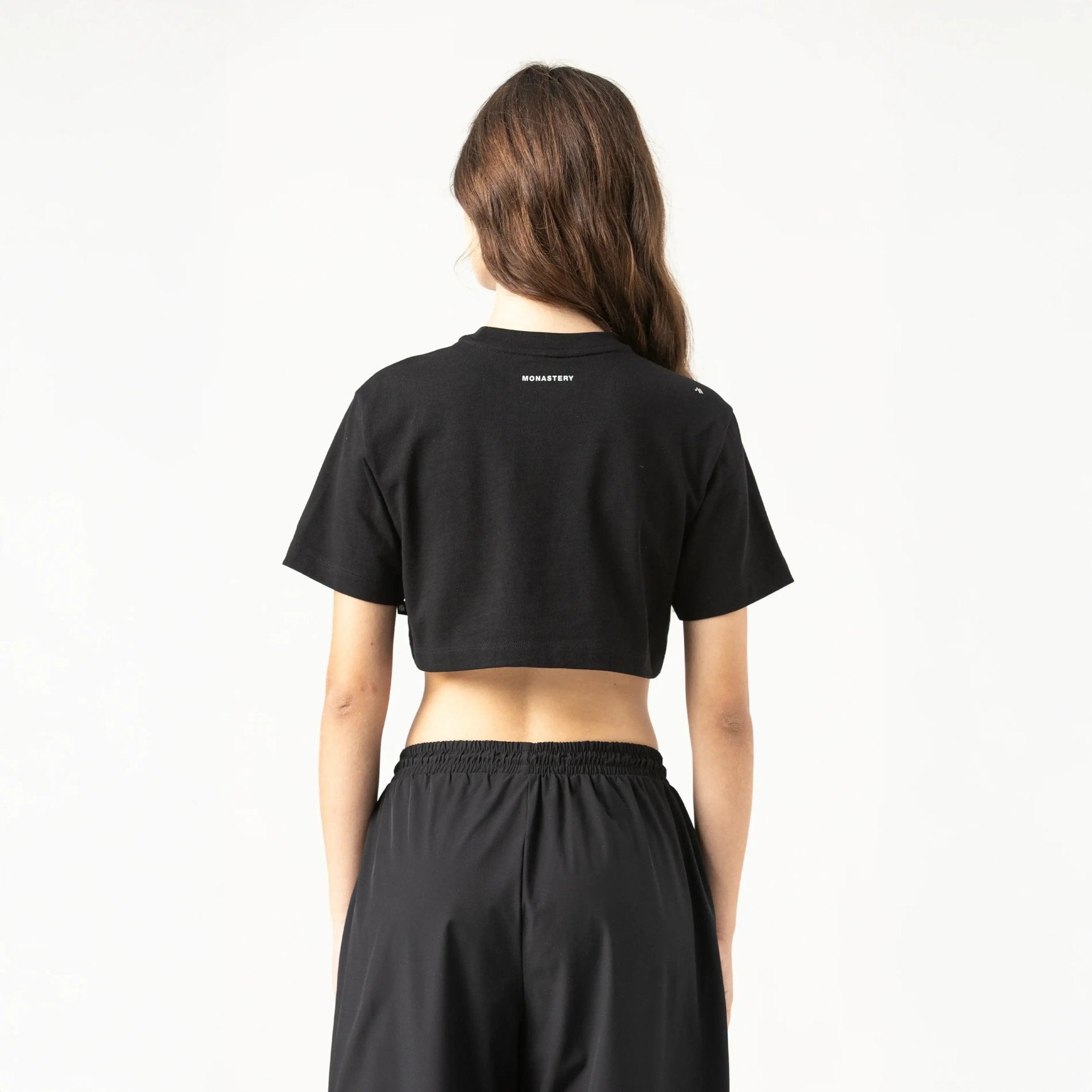 SUMMER CROP TOP WOMEN BLACK - Monastery | Tienda Oficial Colombia